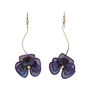 Pansy mesh drop earrings by Sarah Cavender